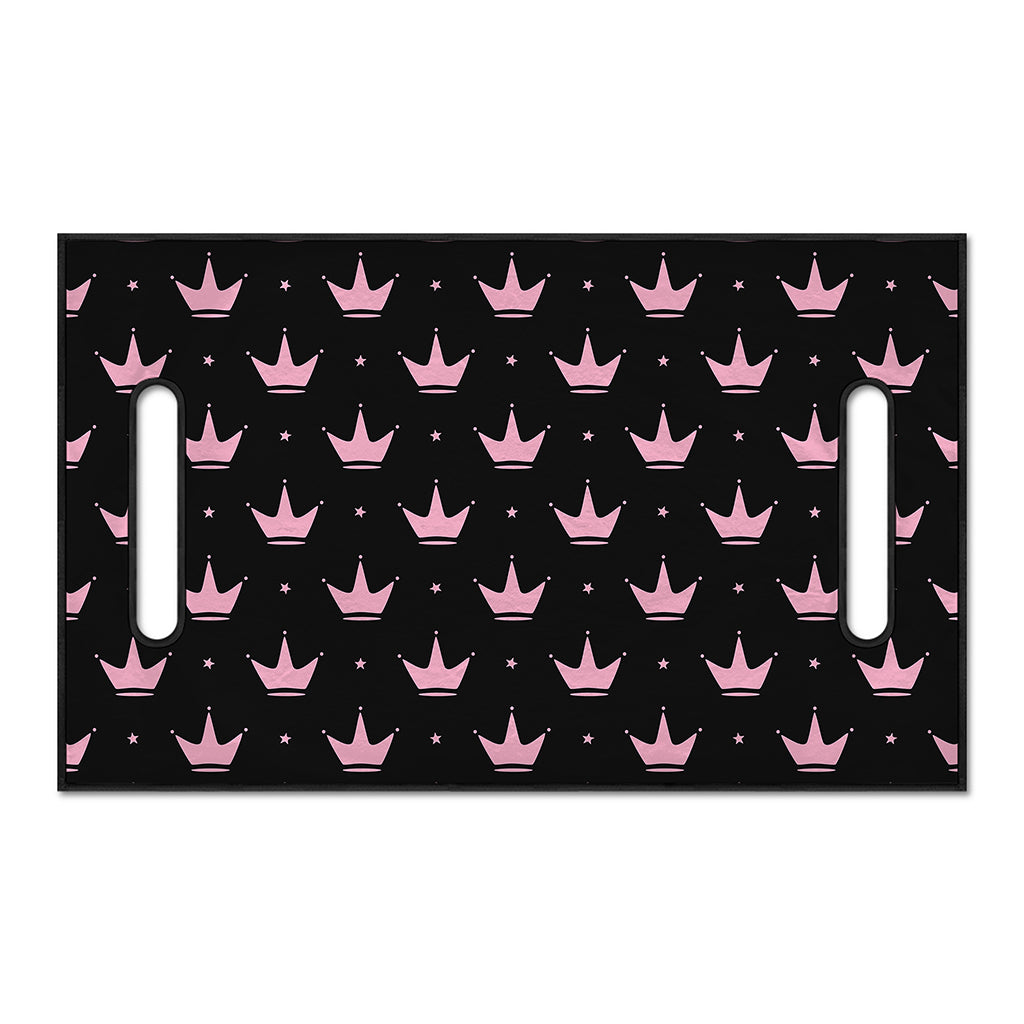 Pink Crown Pattern Print Golf Cart Seat Cover