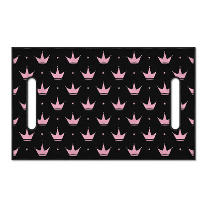 Pink Crown Pattern Print Golf Cart Seat Cover