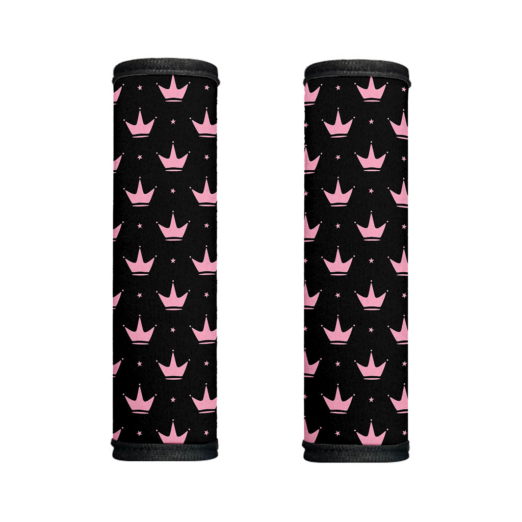 Pink Crown Pattern Print Handle Covers