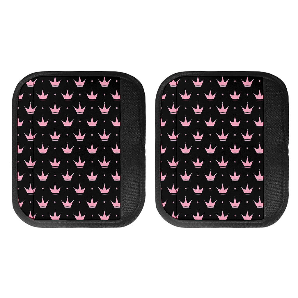 Pink Crown Pattern Print Handle Covers
