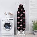 Pink Crown Pattern Print Ironing Board Cover