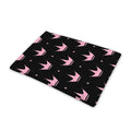 Pink Crown Pattern Print Pet Cooling Mat Cover