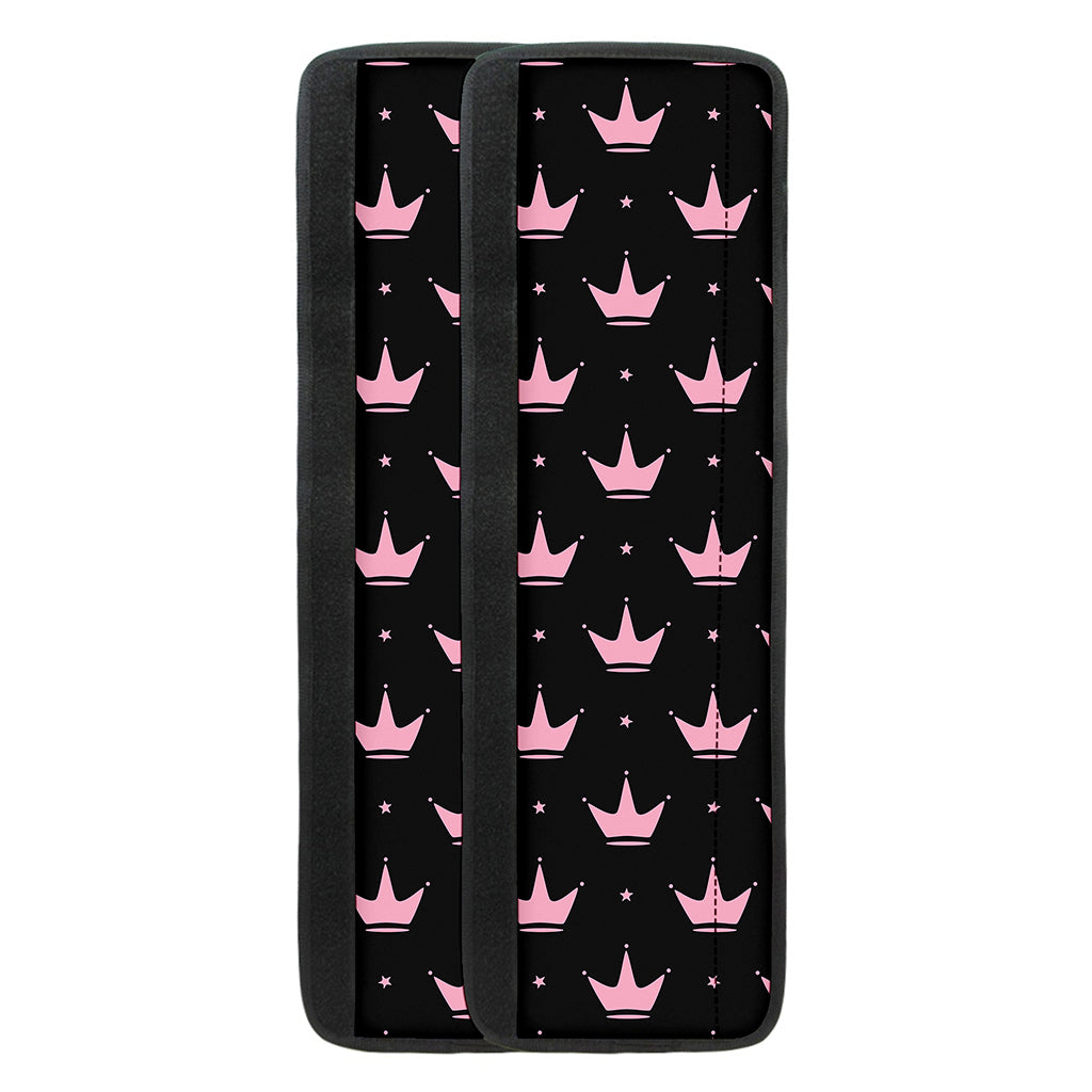 Pink Crown Pattern Print Refrigerator Handle Covers