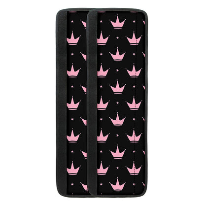 Pink Crown Pattern Print Refrigerator Handle Covers
