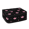 Pink Crown Pattern Print Small Lunch Bag