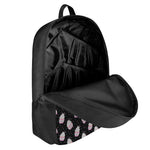 Pink Cupcake Pattern Print 17 Inch Backpack