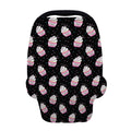 Pink Cupcake Pattern Print Baby Seat Cover