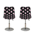 Pink Cupcake Pattern Print Bar Stool Covers