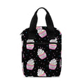 Pink Cupcake Pattern Print Bible Tote Bag