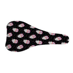 Pink Cupcake Pattern Print Bicycle Seat Cover