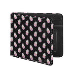 Pink Cupcake Pattern Print Bifold Wallet