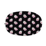 Pink Cupcake Pattern Print Car Side Mirror Covers