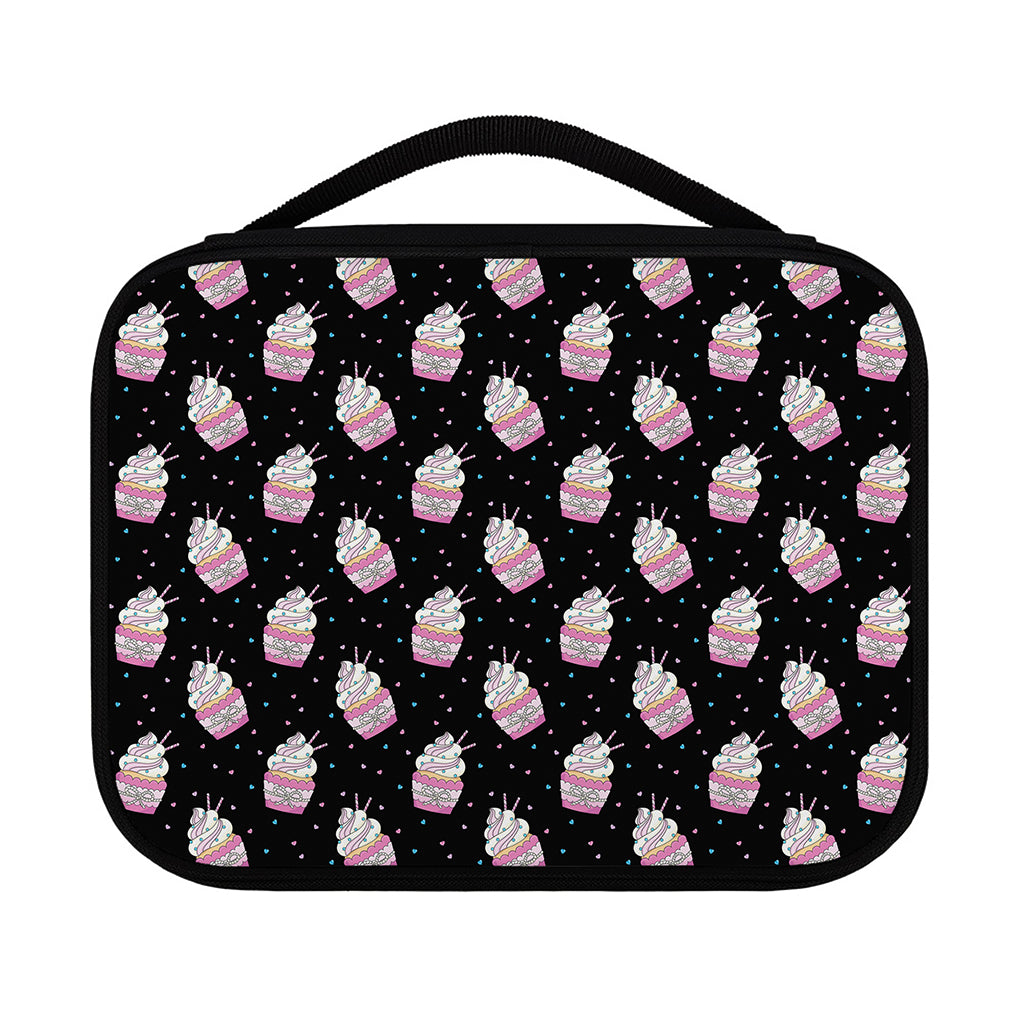 Pink Cupcake Pattern Print Classic Bible Case