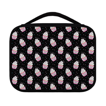 Pink Cupcake Pattern Print Classic Bible Case
