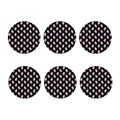 Pink Cupcake Pattern Print Coaster Set