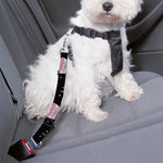 Pink Cupcake Pattern Print Dog Seat Belt