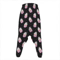 Pink Cupcake Pattern Print Hammer Pants