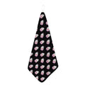 Pink Cupcake Pattern Print Hand Towel