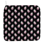 Pink Cupcake Pattern Print Hand Towel