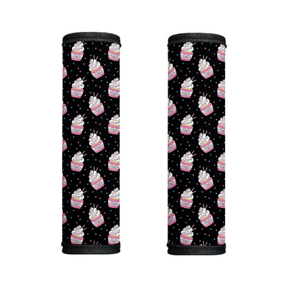 Pink Cupcake Pattern Print Handle Covers