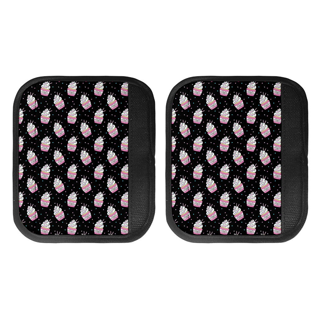 Pink Cupcake Pattern Print Handle Covers