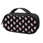 Pink Cupcake Pattern Print Insulin Cooler Travel Case