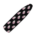 Pink Cupcake Pattern Print Ironing Board Cover