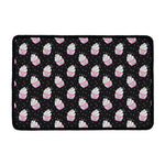 Pink Cupcake Pattern Print Kitchen Mat