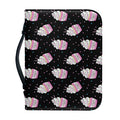 Pink Cupcake Pattern Print Leather Bible Cover