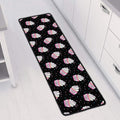 Pink Cupcake Pattern Print Long Kitchen Mat