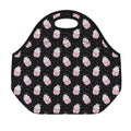 Pink Cupcake Pattern Print Neoprene Lunch Bag