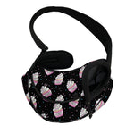 Pink Cupcake Pattern Print Pet Sling Carrier