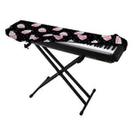 Pink Cupcake Pattern Print Piano Keyboard Cover