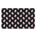 Pink Cupcake Pattern Print Polyester Doormat