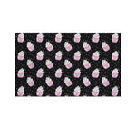 Pink Cupcake Pattern Print Polyester Flag