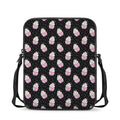 Pink Cupcake Pattern Print Rectangular Crossbody Bag