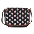 Pink Cupcake Pattern Print Saddle Bag