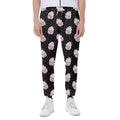 Pink Cupcake Pattern Print Joggers