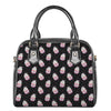 Pink Cupcake Pattern Print Shoulder Handbag