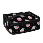 Pink Cupcake Pattern Print Small Lunch Bag
