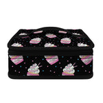 Pink Cupcake Pattern Print Small Lunch Bag