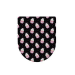 Pink Cupcake Pattern Print Toilet Lid Cover