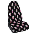 Pink Cupcake Pattern Print Waterproof Car Seat Cover