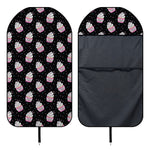 Pink Cupcake Pattern Print Waterproof Car Seat Cover