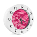 Pink Digital Camo Pattern Print Alarm Clock