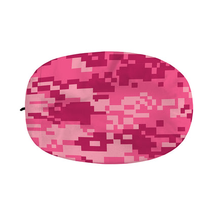 Pink Digital Camo Pattern Print Car Side Mirror Covers