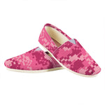 Pink Digital Camo Pattern Print Casual Shoes