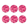 Pink Digital Camo Pattern Print Coaster Set