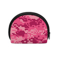 Pink Digital Camo Pattern Print Coin Purse