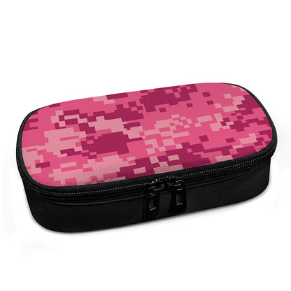 Pink Digital Camo Pattern Print Insulin Cooler Travel Case